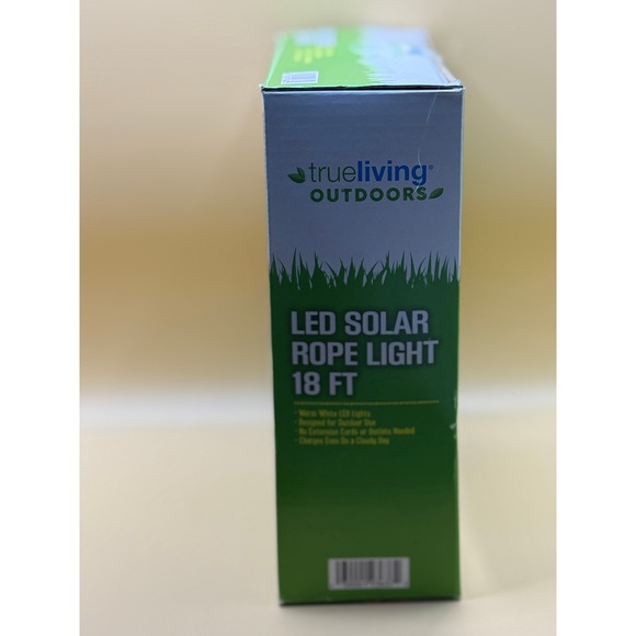 Trueliving Outdoors LED Solar Rope Light 18 FT Warm White 8 Functions Outdoor X2 - Picture 7 of 7